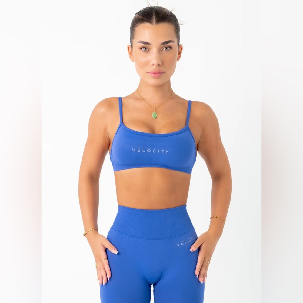 Velocity- V Sculpt Bralette, Cobalt